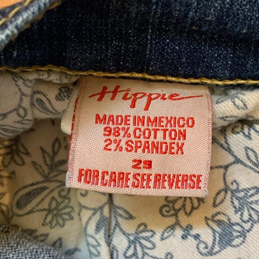 Hippie Low Rise Flare Leg Jeans - Picture 12 of 12